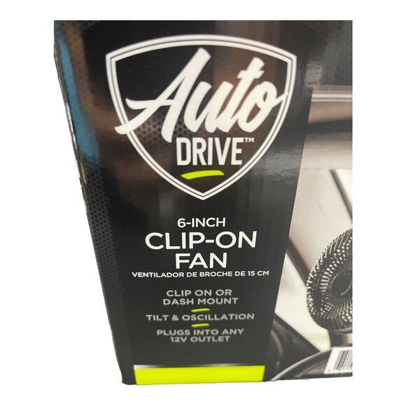 ✅Auto‎ Drive 6" 12 Volt Oscillating Clip-On or Dash Mount Car Truck DC Fan✅ - Picture 9 of 10